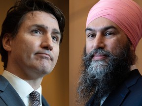 Liberals and NDP announce a deal to keep Justin Trudeau in power until 2025