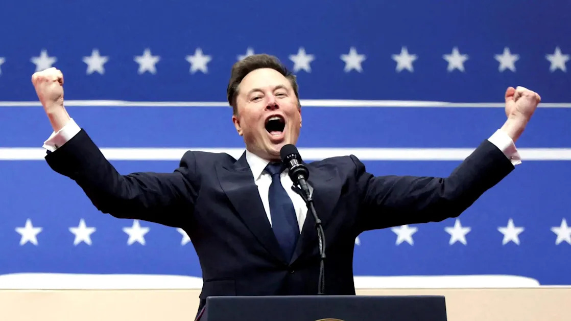 Tesla stock has spiked 20% since Musk said he’s stepping back from DOGE