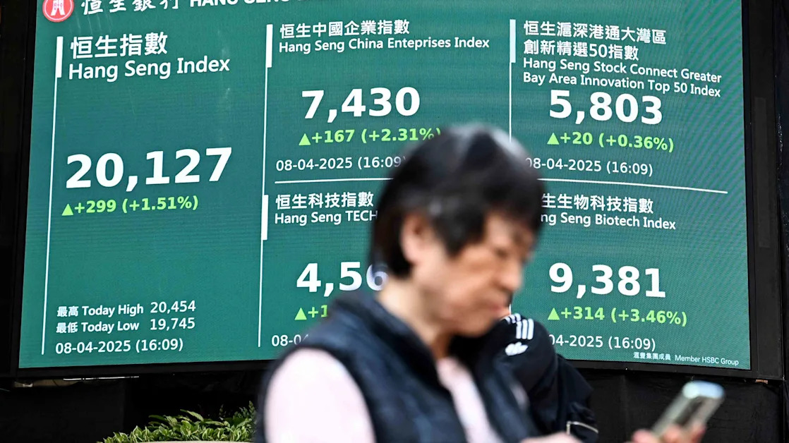 Global Stocks Rebound Even as China Pledges to ‘Fight to the End’ on Tariffs
