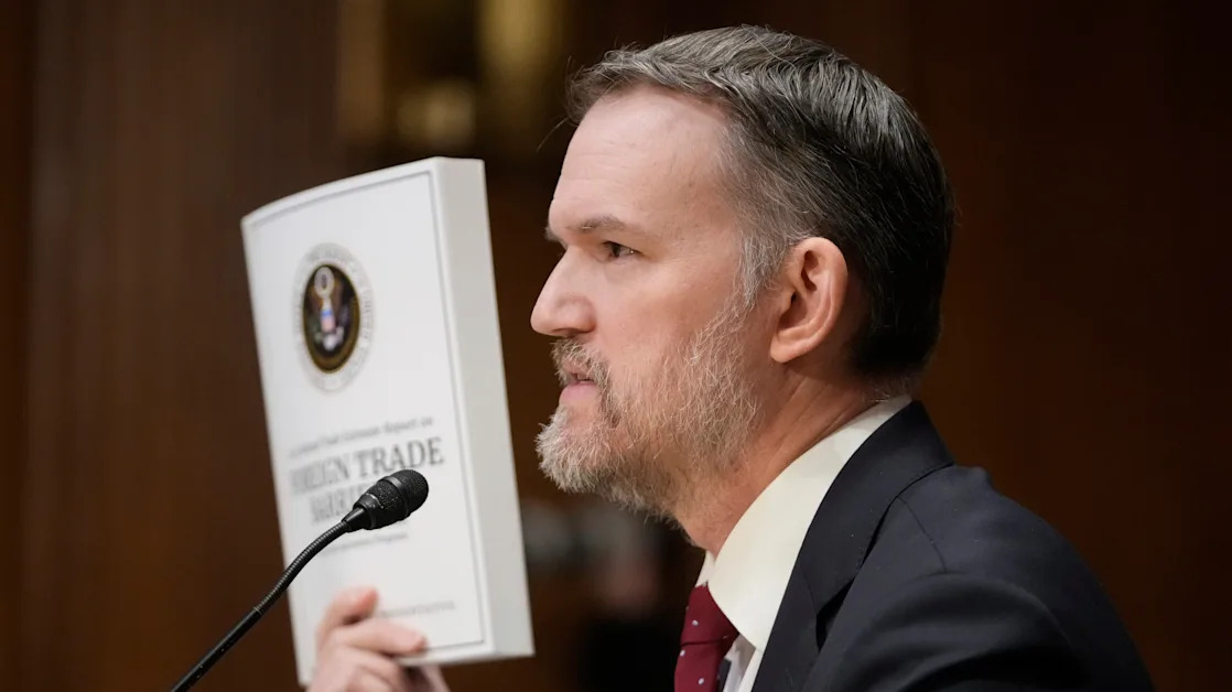 Trump’s top trade rep under fire before Senate committee after days of market chaos
