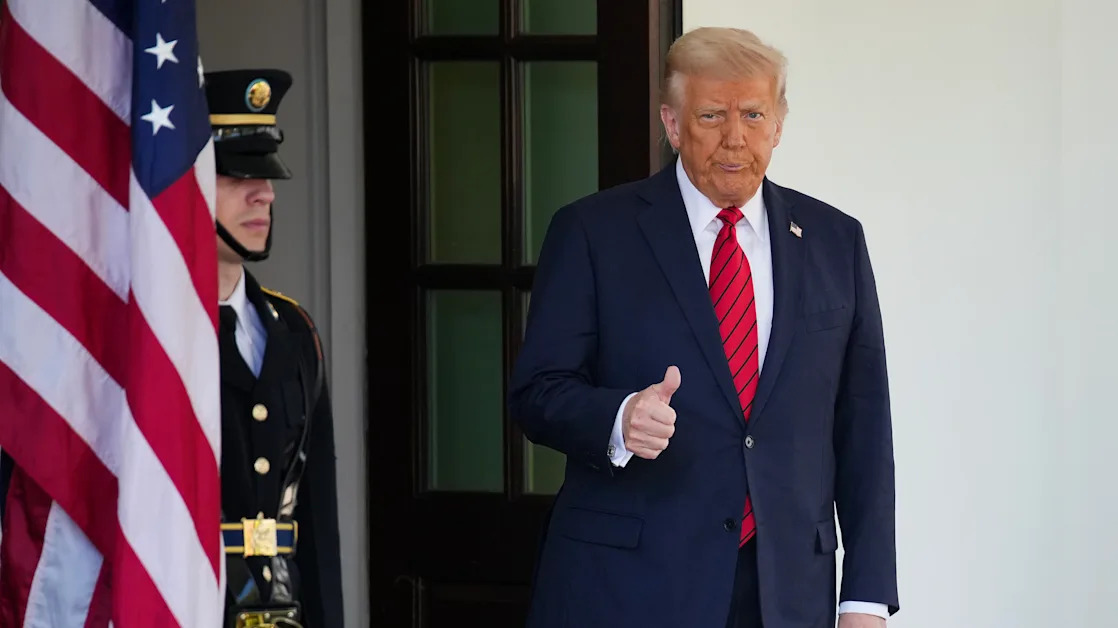 3 ways Trump is answering (or dodging) questions on his historically bad 100-day stock market