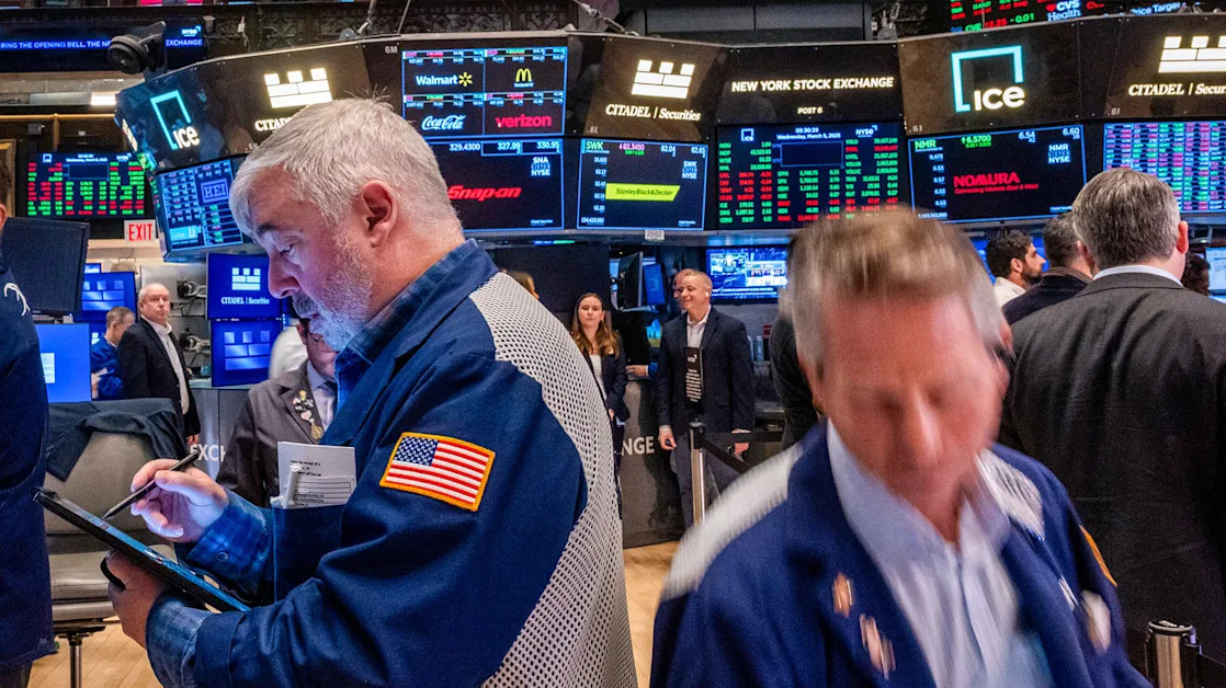 Stocks fall as markets grapple with Trump’s rapid shifts in tariff policy