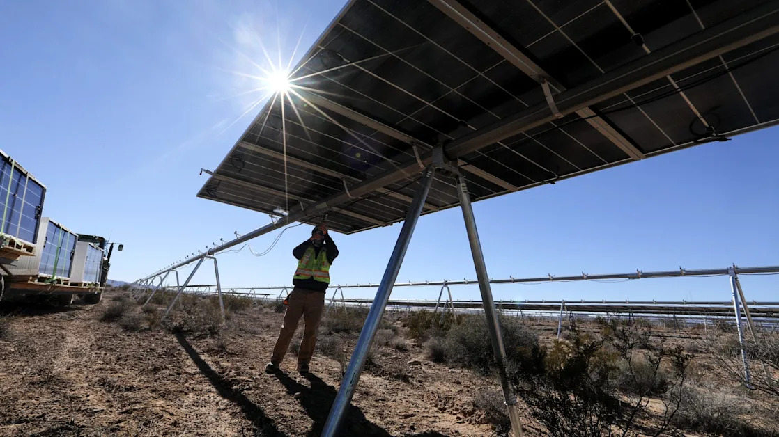 Top US solar firm sees stock plunge after big guidance drop from ‘significant challenges’ of Trump tariffs