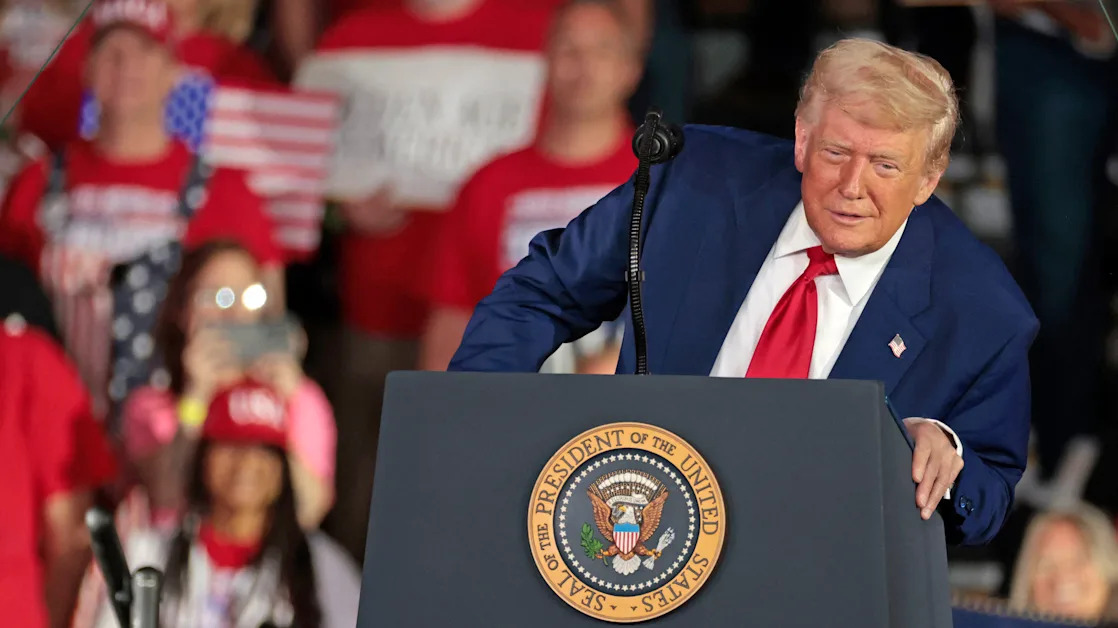 Trump decries ‘Biden’s Stock Market’ after capping worst 100-day market performance in decades