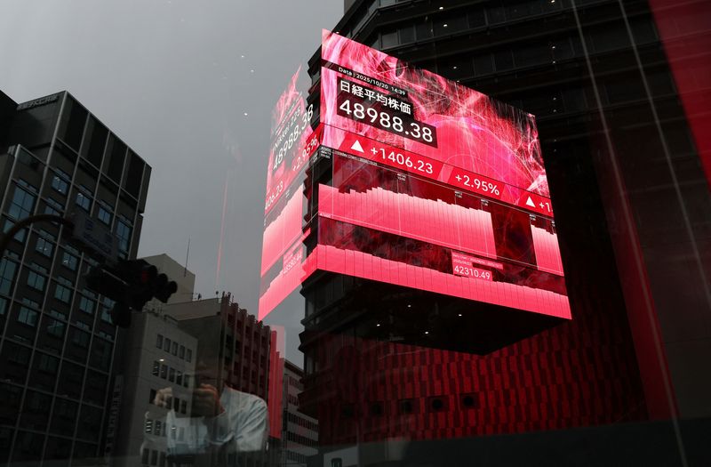 Japan Stocks Soar to Record High Amid Tech Rally and Weaker Yen