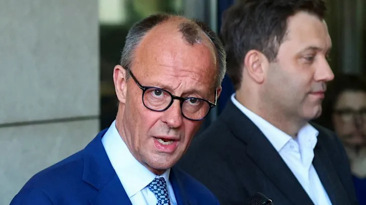 Exclusive-Fearing further market meltdown, Germany’s Merz calls for swift action on tariffs