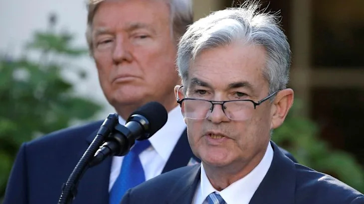 Trump steps down from threat to fire Fed’s Powell, market jumps